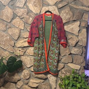 Gorgeous boho embroidered kimono